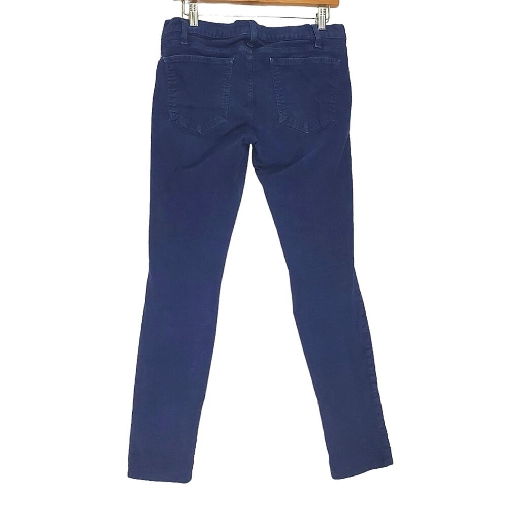 Current/Elliot Blue Corduroy Skinny Jeans Pants Sz 30 Boho Gorpcore Retro Y2K